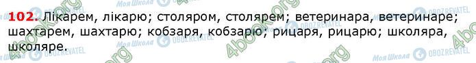 ГДЗ Українська мова 6 клас сторінка 102